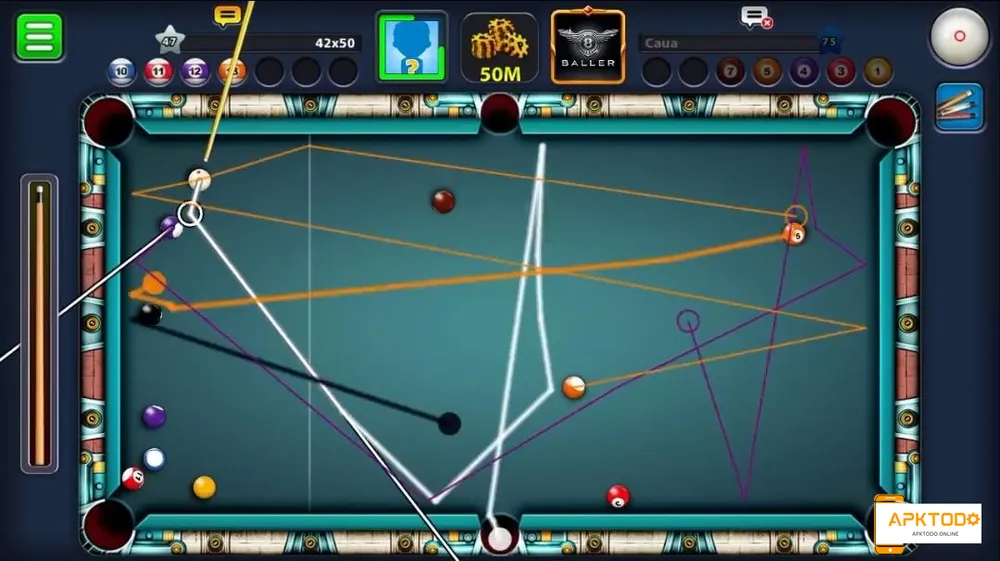 Chế độ chơi của 8 Pool Ball Apk Mod 