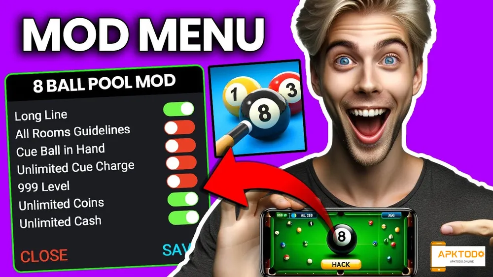 Tính năng phiên bản 8 Pool Ball APK MOD