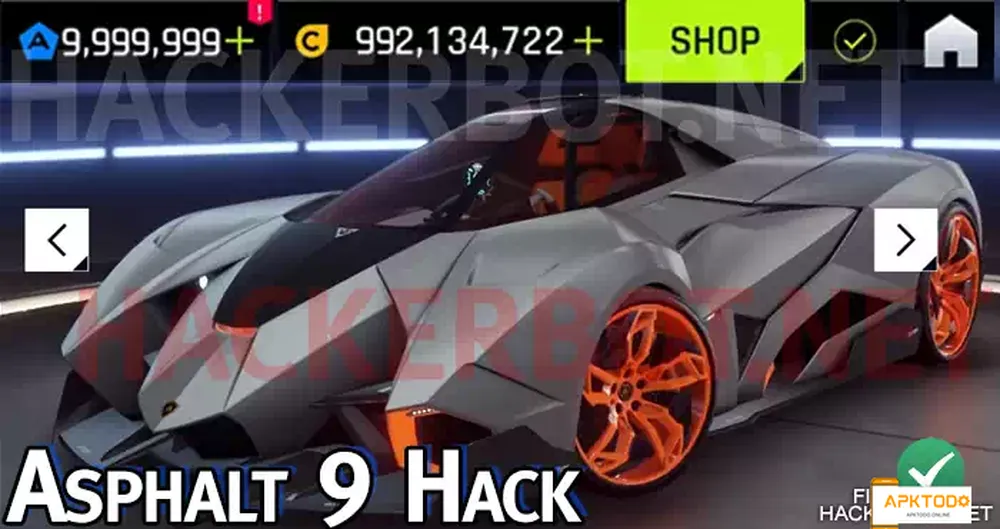 Tính năng phiên bản Asphalt 9 Mod APK