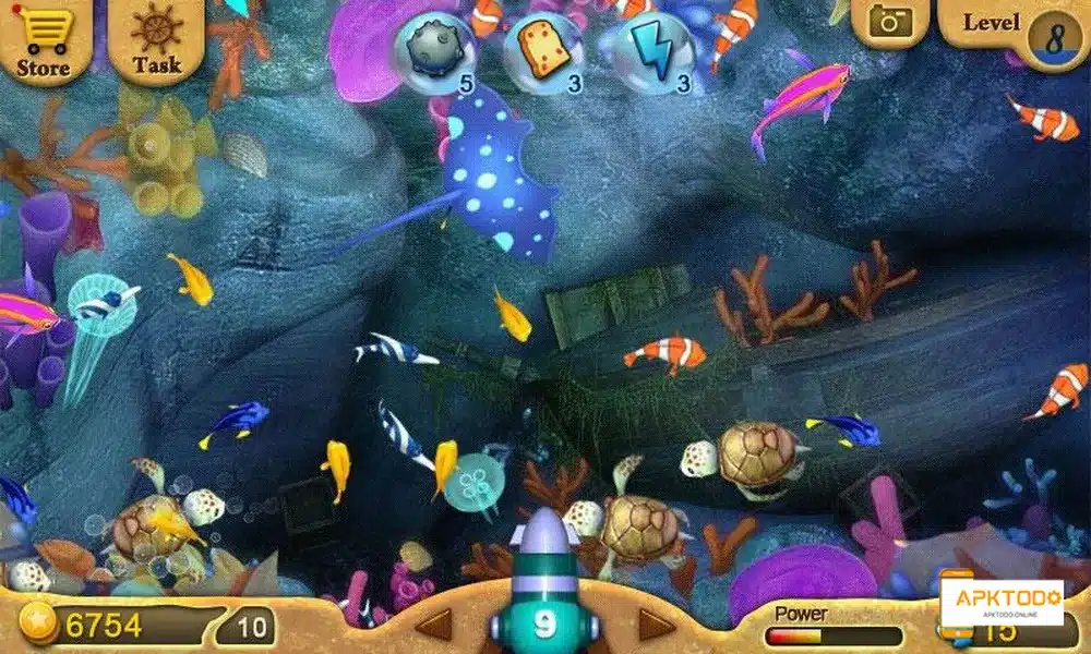 Điểm nổi bật của game và tính năng Fishing Diary hack