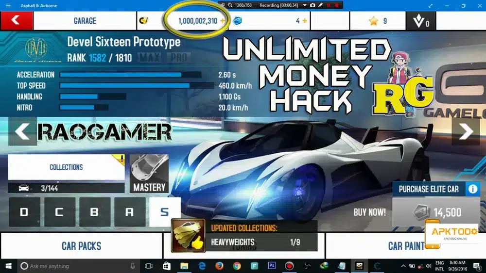 Cách hack Asphalt 8 trên Android