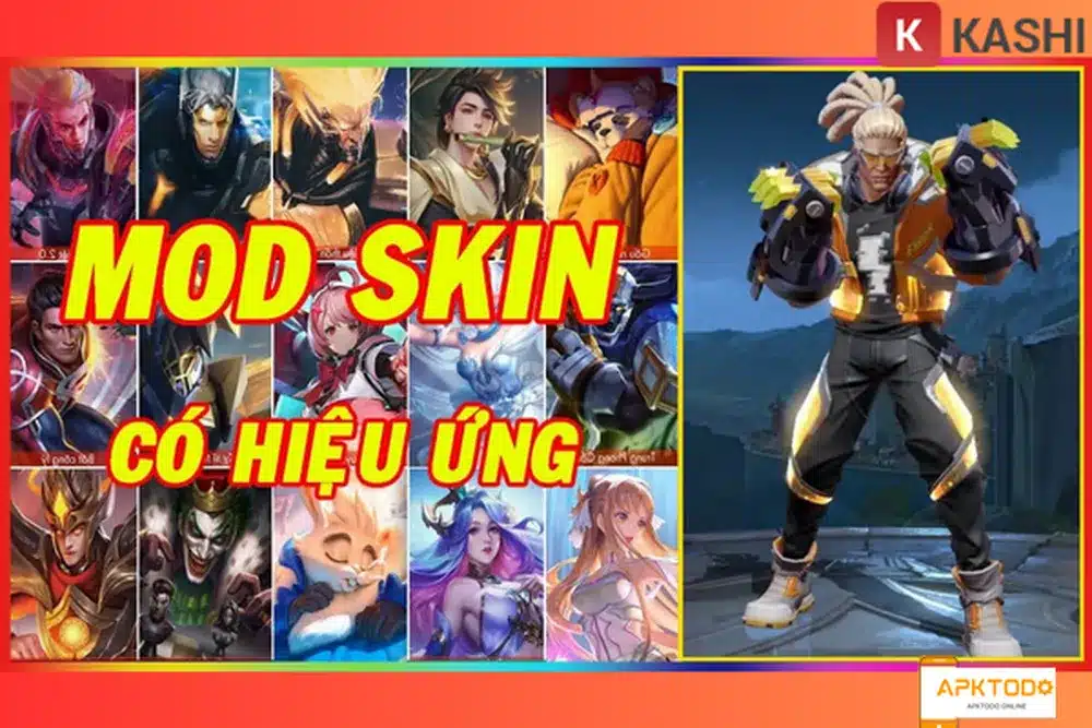 Hướng dẫn cách mod skin Liên Quân có hiệu ứng