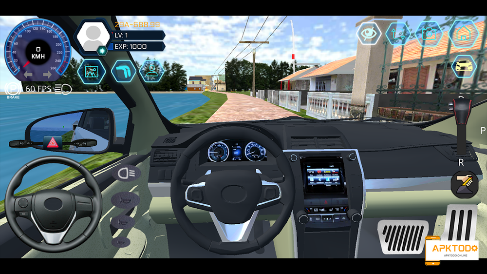 Lối chơi game Car Simulator Vietnam Mod quen thuộc