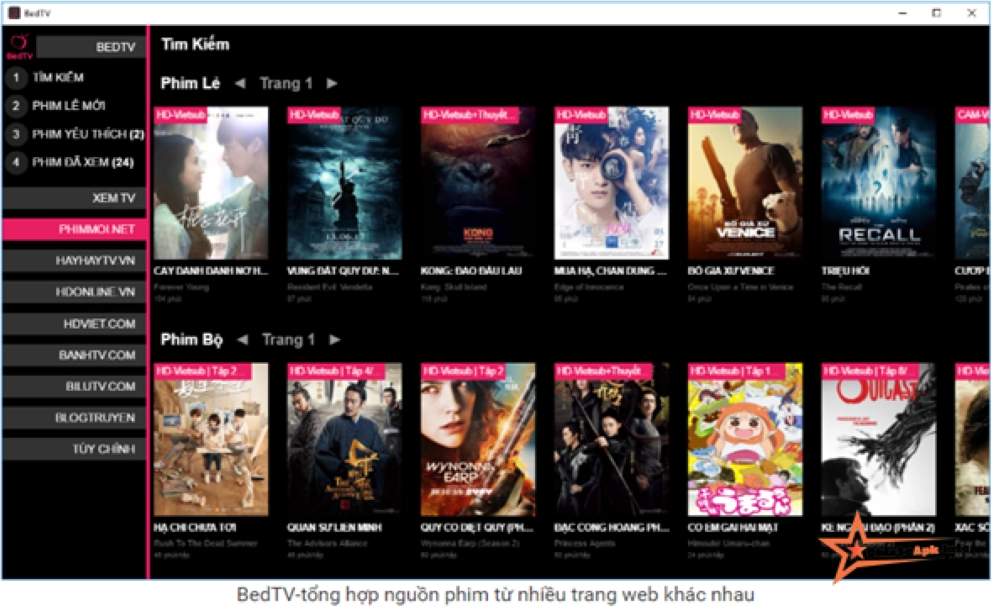 Giới thiệu ứng dụng BedTV MOD APK 