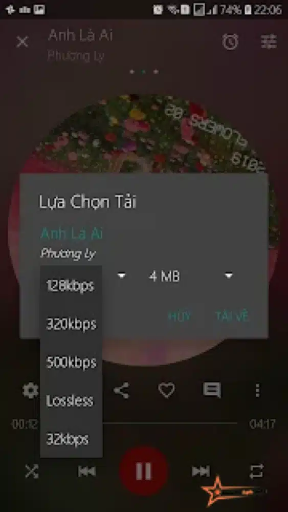 Download ChiaSeNhac Apk Mod v3.6.1