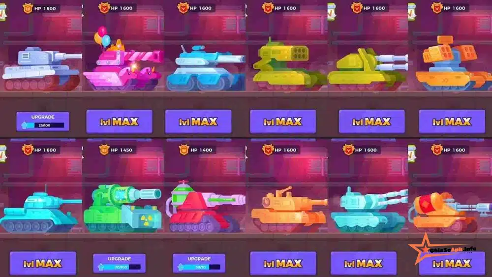 Gameplay Tank Stars Mod Apk