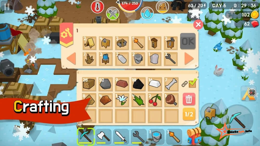 Gameplay Mine Survival Mod Apk