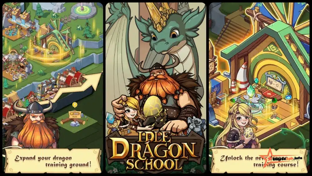 Giới thiệu game Idle Dragon School Mod Apk