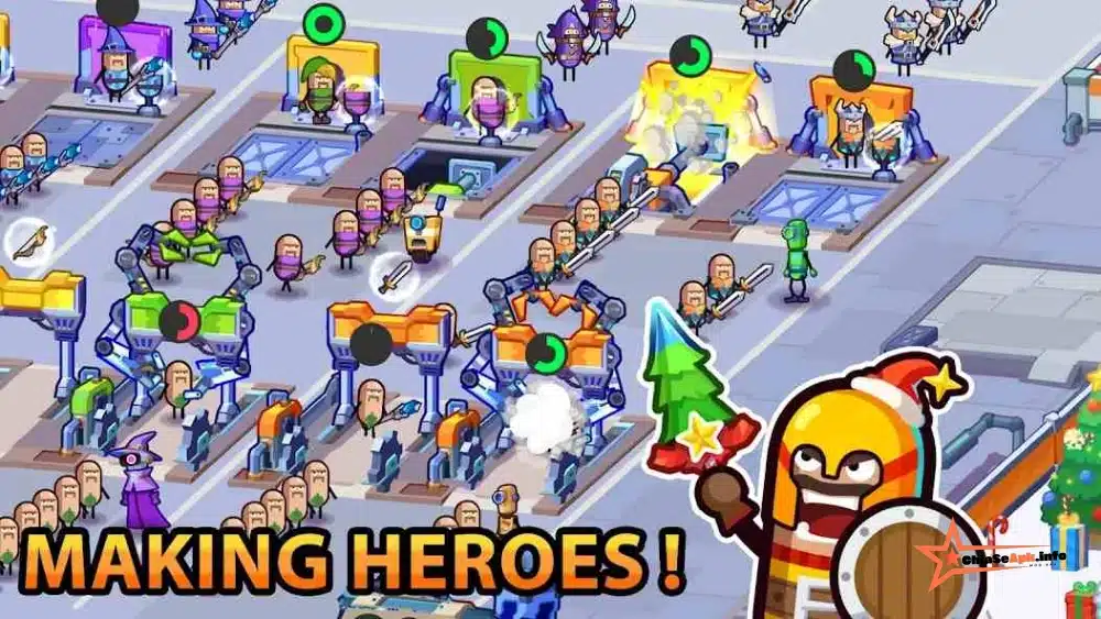 Hero Making Tycoon Mod Apk (Unlimited Money and Gems)