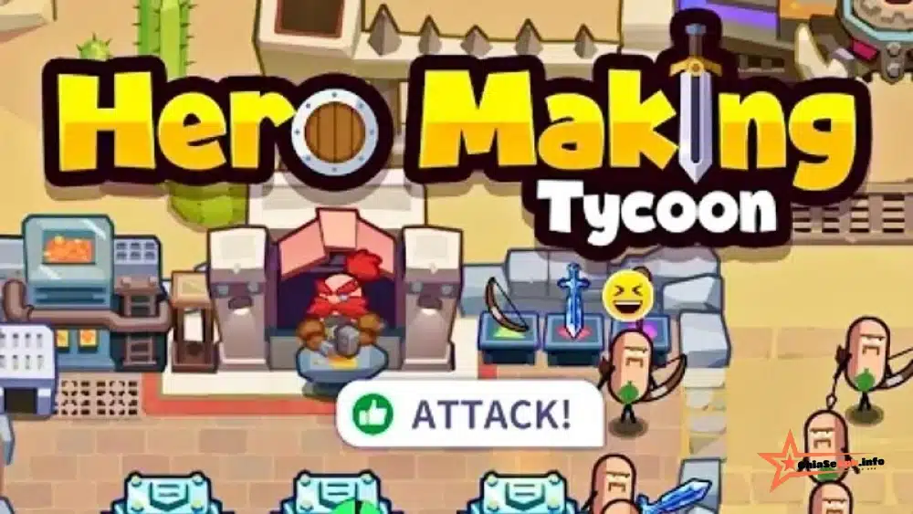 Giới thiệu game Hero Making Tycoon Mod Apk (Unlimited Money and Gems)